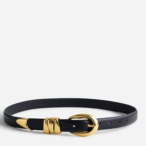 Madewell Black and Gold Women's Belt